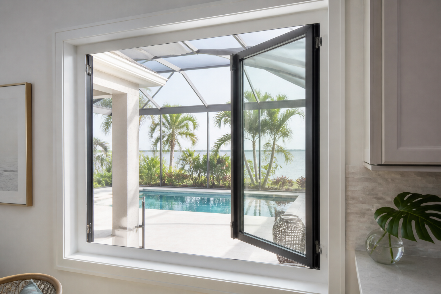 Casement Windows in Palmetto Bay, FL | TruePane Windows & Doors - detail 1