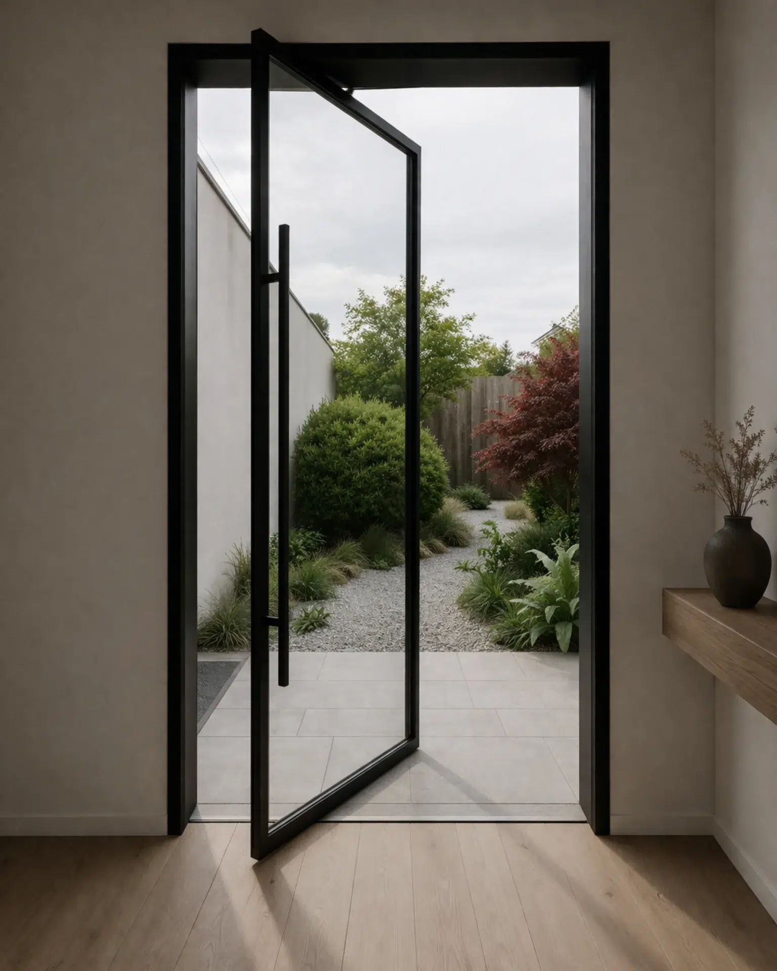 VLX 100 Pivot Door in Palmetto Bay, FL | TruePane Windows & Doors - detail 1