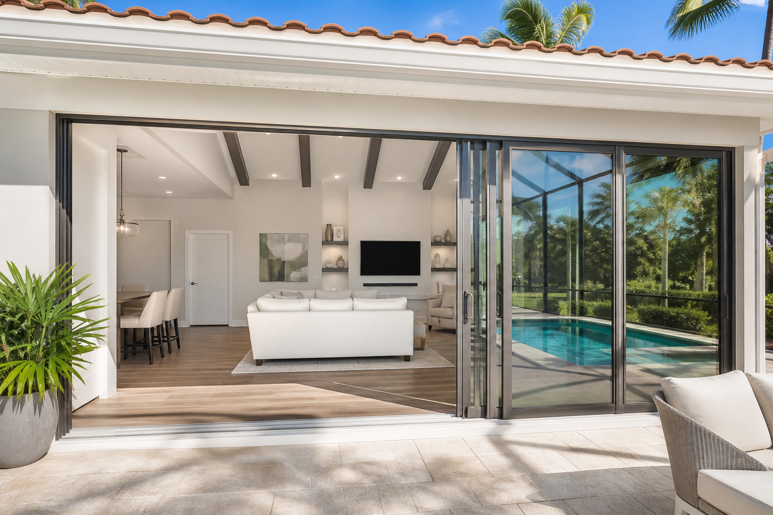 Sliding Glass & Patio Doors in Palmetto Bay, FL | TruePane Windows & Doors - detail 1