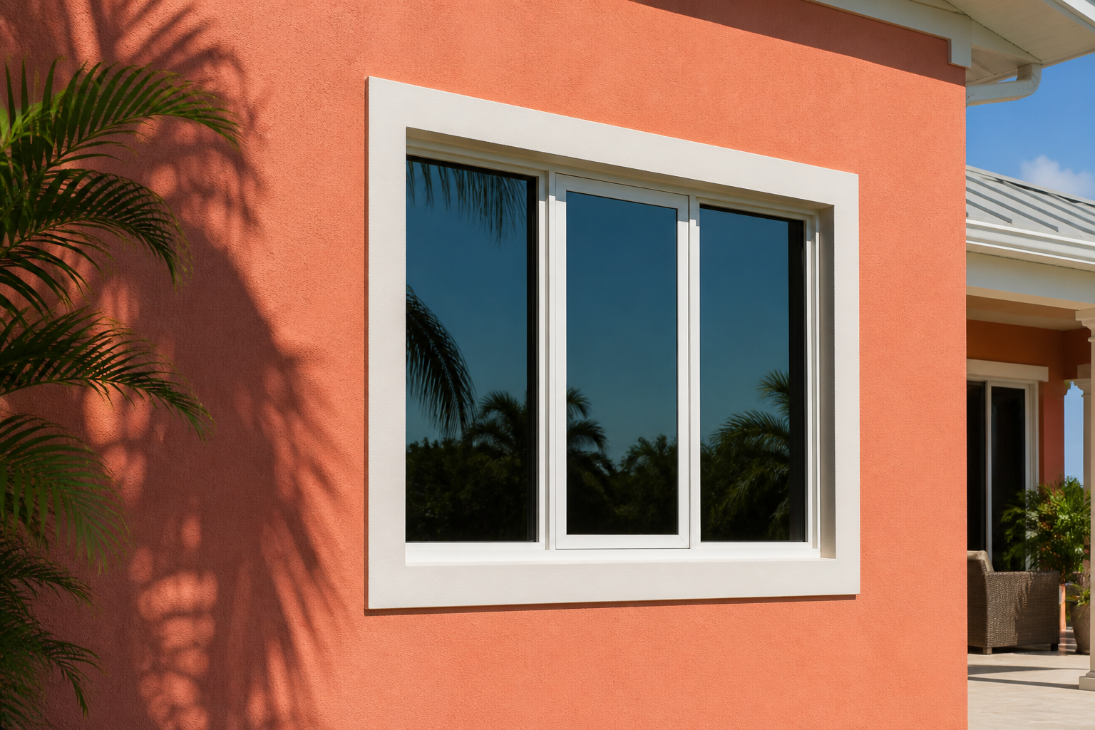 3-Panel Sliding (3-Lite Roller) Windows in Palmetto Bay, FL | TruePane Windows & Doors - detail 1
